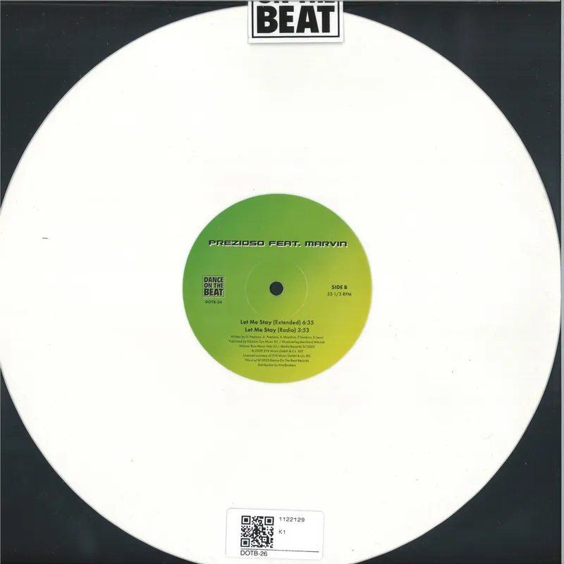 Prezioso Tell Me Why / Let Me Stay Dance To The Beatvinyl record Best Choice
