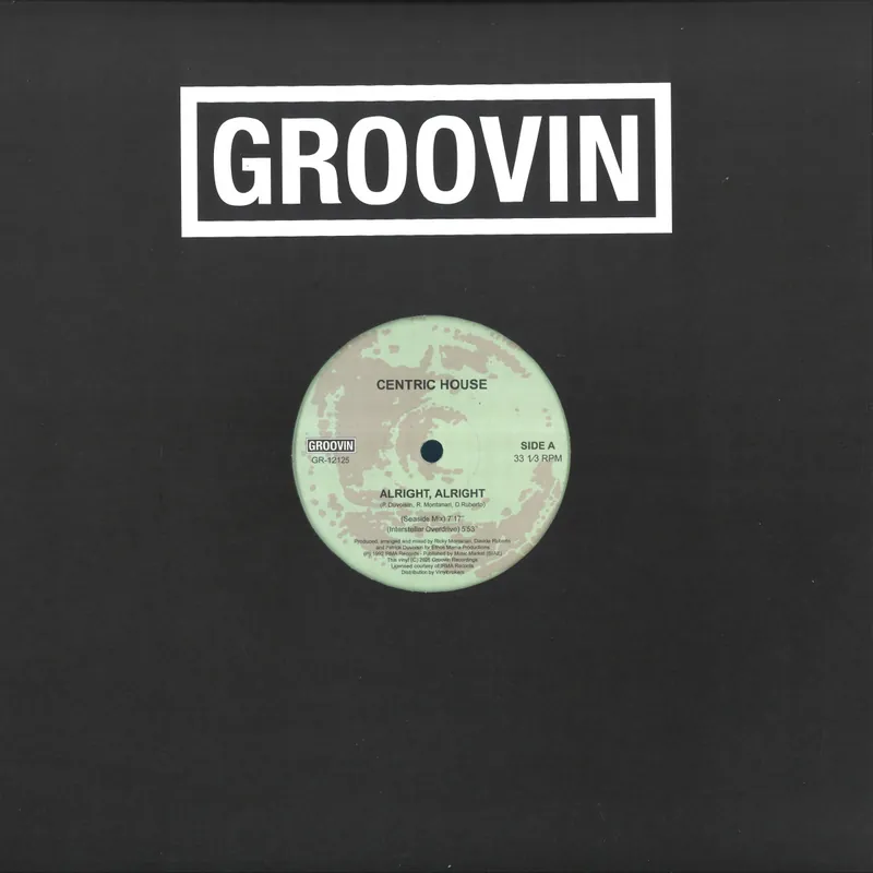 Top Pick Centric House Alright Alright Groovin vinyl record