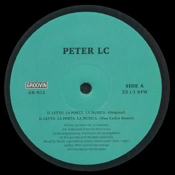 Today Only Peter LC Il Letto. La Porta. La Musica Groovin vinyl record