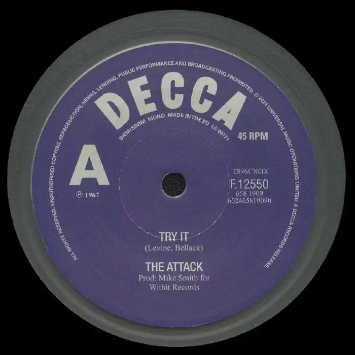 Hassle-Free Returns Attack, The Try It/ We Don't Know Decca vinyl record