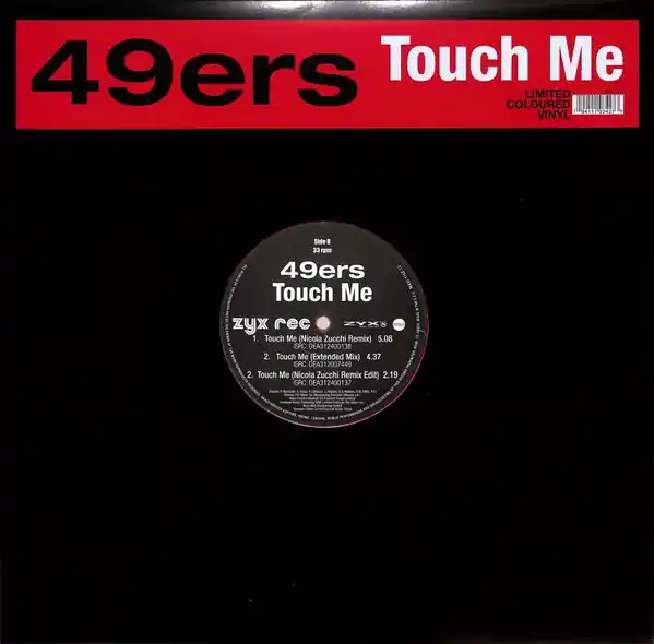 Buy Online 49ers Touch Me ZYX Music vinyl record