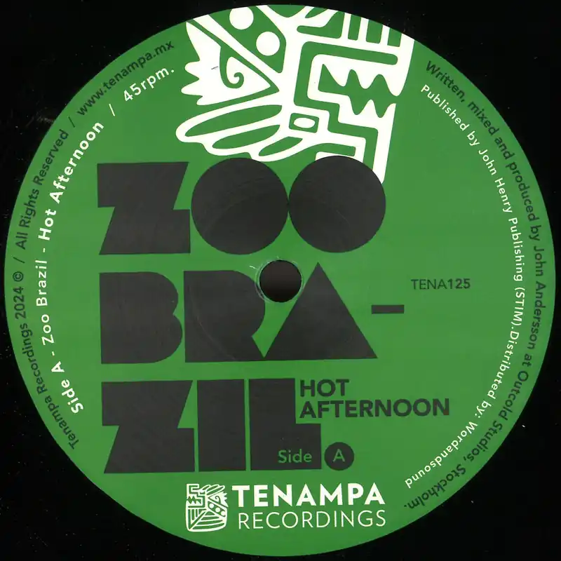 Zoo Brazil Hot Afternoon Tenampa Recordings vinyl record Special Discount