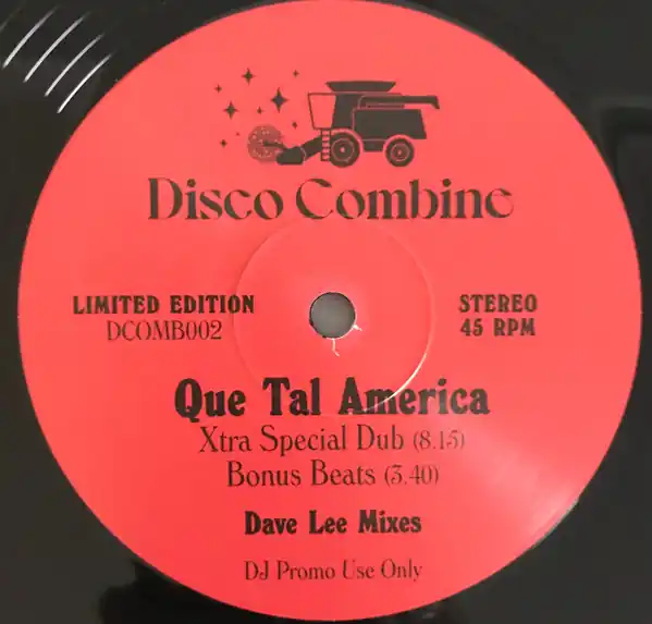 Original Dos Hombres Sonido Que Tal America (Dave Lee Mixes) Disco Combine vinyl record