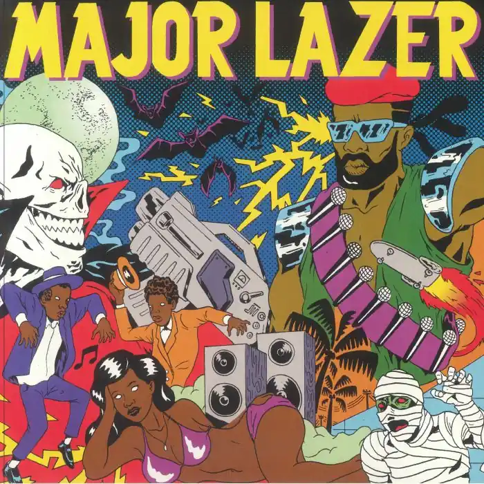 Order Now Major Lazer Guns Don't Kill People... Lazers Do Because vinyl record