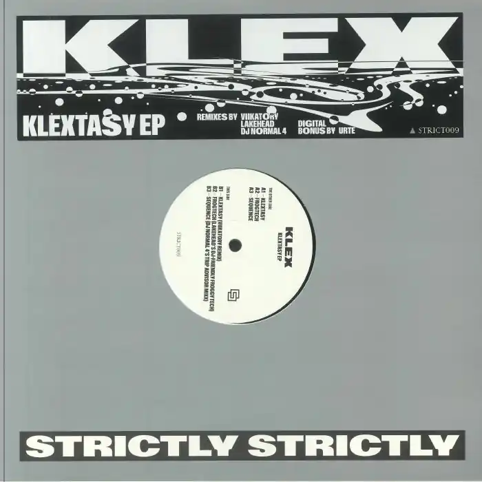 New Release Klex Klextasy EP Strictly Strictly vinyl record