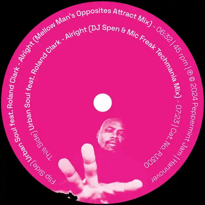 Big Sale Urban Soul / Clark, Roland Alright Remixes Peppermint Jam vinyl record