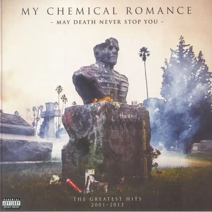 Warranty Included My Chemical Romance May Death Never Stop You: The Greatest Hits 2001-2003 Warners vinyl record