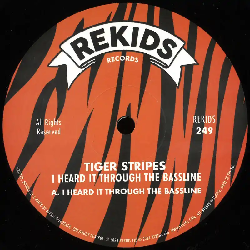 Price Drop Tiger Stripes I Heard It Through The Bassline Rekids vinyl record