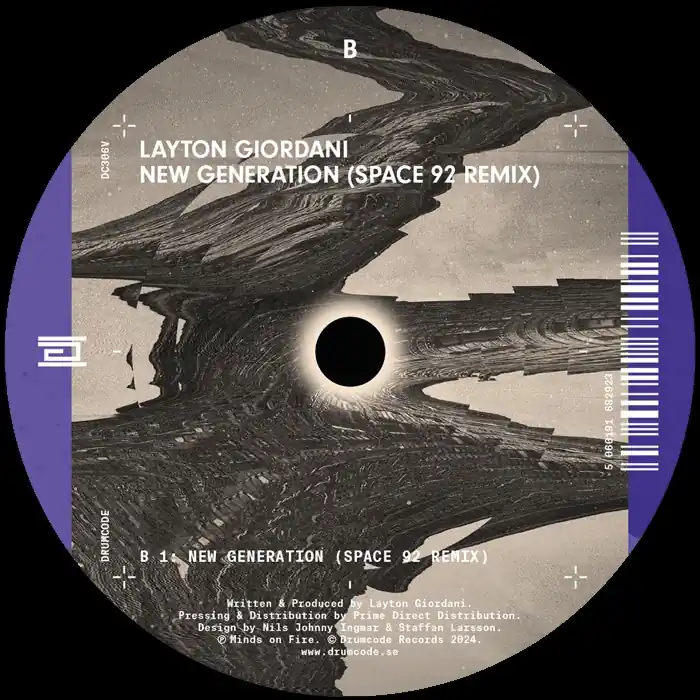 Save Now Layton Giordani Freaks At Night / New Generation (Space 92 Remix) Drumcode vinyl record