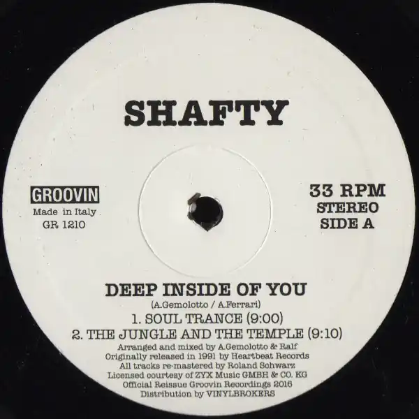 Shafty Deep Inside Of You Groovin vinyl record Sale