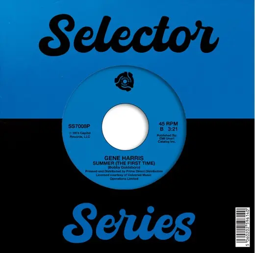 Harris, Gene Losalamitoslatinfunklovesong / Summer (The First Time) Selector Series vinyl record Worldwide Shipping