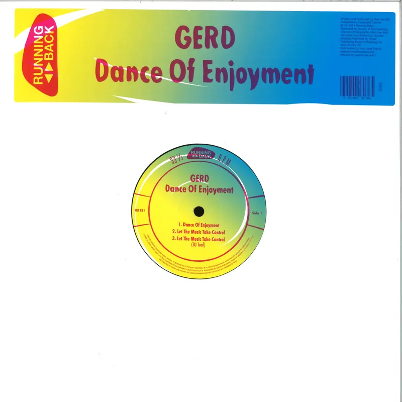 Gerd Dance Of Enjoyment Running Back vinyl record Popular