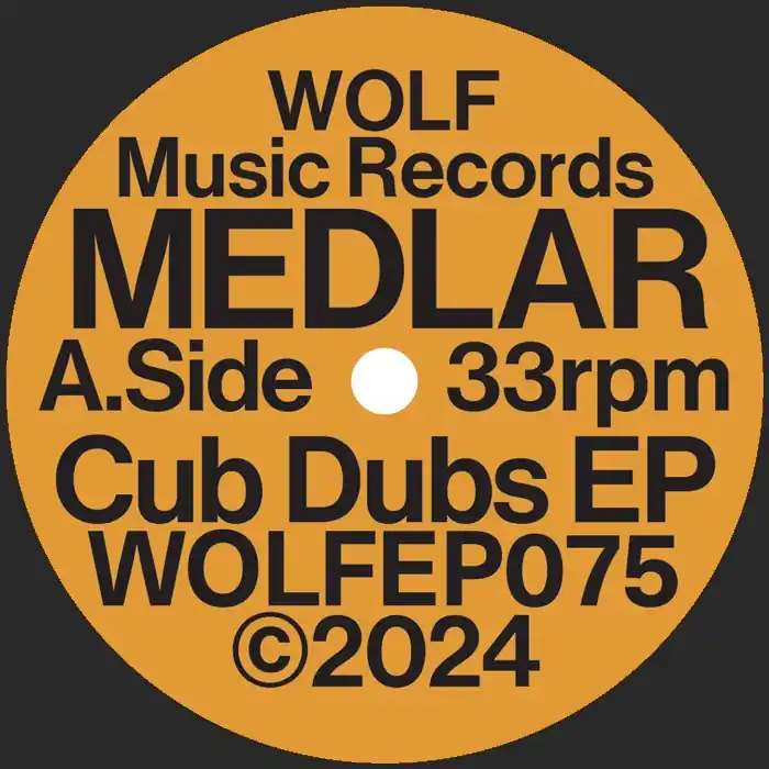 Top Pick Medlar Cub Dubs EP Wolf Music vinyl record