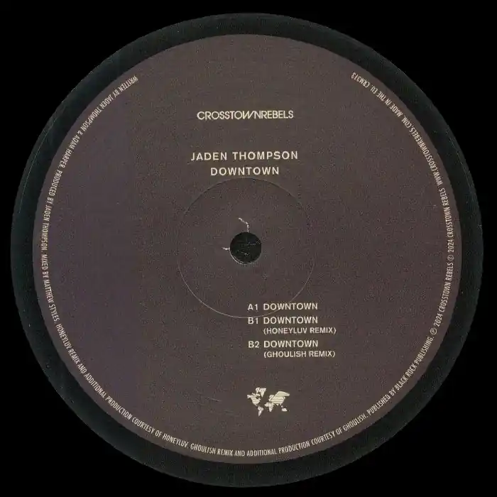 High Quality Thompson, Jaden Downtown Crosstown Rebels vinyl record