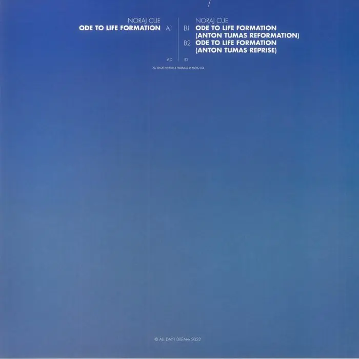 Noraj Cue Ode To Life Formation EP All Day I Dream vinyl record Direct From Factory