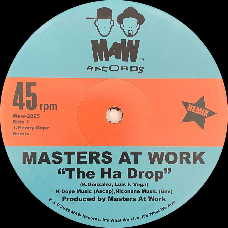 Best Seller Masters At Work The Ha Drop (Remix) MAW Records vinyl record