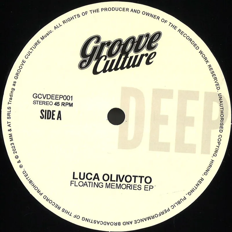 Professional Grade Olivotto, LucaFloating Memories EP Groove Culture Music vinyl record