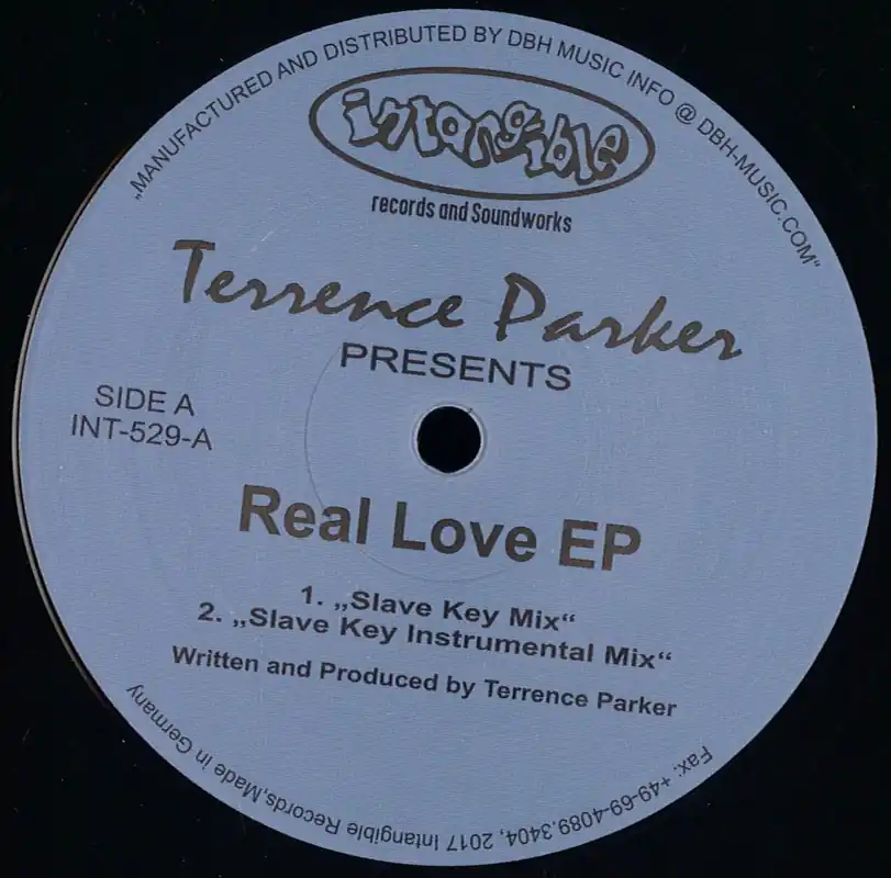Parker, Terrence Real Love EP INTANGIBLE RECORDS vinyl record Cheap