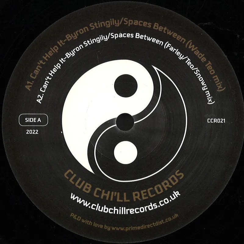 Stingily, ByronCan’t Help It Club Chi'll Records vinyl record Seasonal Sale