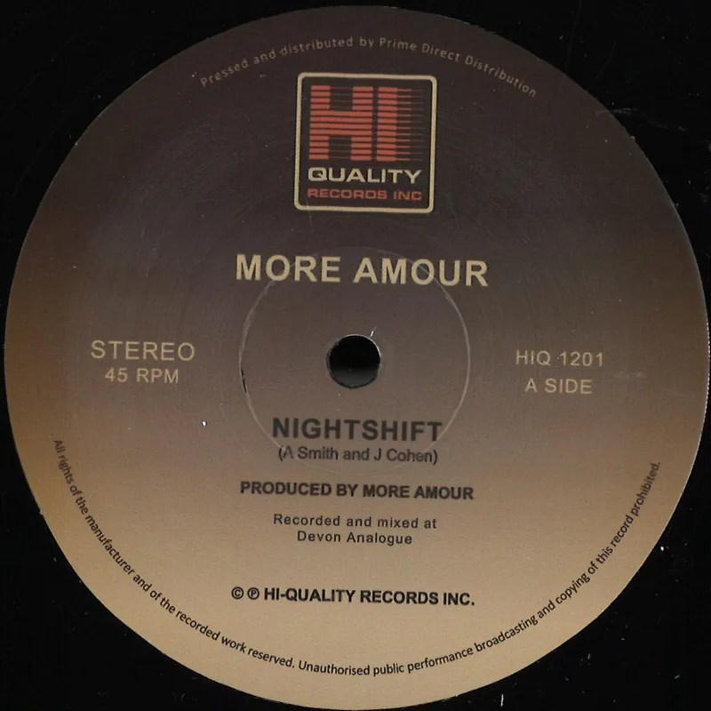 Editor’s Pick More Amour Nightshift / Don't Look Down Hi Quality Records vinyl record