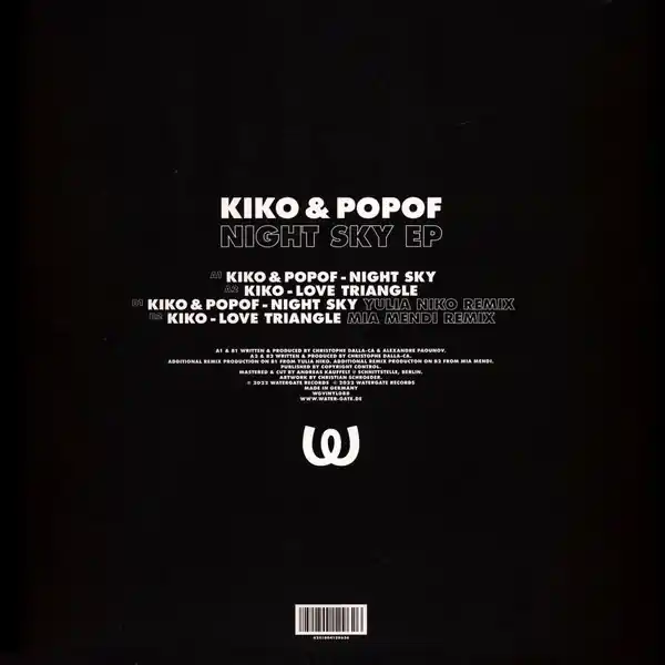 In Demand Kiko & Popof Night Sky EP Watergate vinyl record
