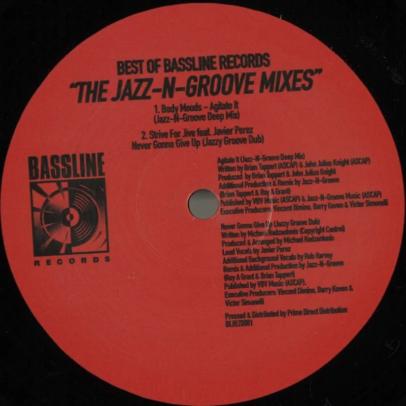Popular Northbound / Body Moods / Strive Best of Bassline Records (The Jazz-N-Groove Mixes) Bassline Records vinyl record