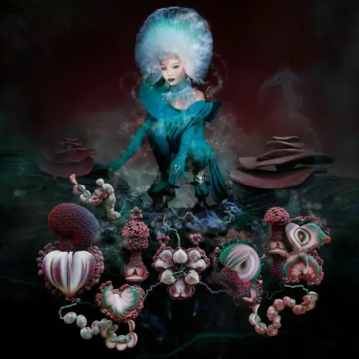 Viral Bjork Fossora - 2022 Burgundy Vinyl One Little Independent Records vinyl record