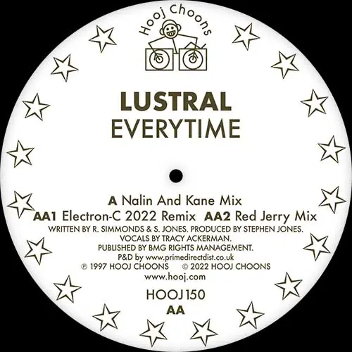 Lustral Everytime Hooj vinyl record Super Sale