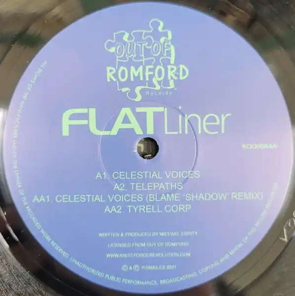 Flatliner Celestial Voices Out Of Romford Records vinyl record Free Delivery
