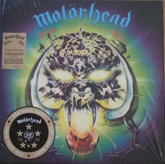 Motorhead Overkill(50th Anniversary Edition) (half speed remastered) BMG vinyl record Limited Time