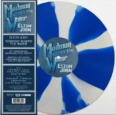 Elton John Madman Across The Water EMI vinyl record Save Now