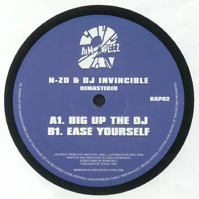 Get Yours N-Zo & DJ Invincible Big Up The DJ EP Aim 2 Pleeze vinyl record