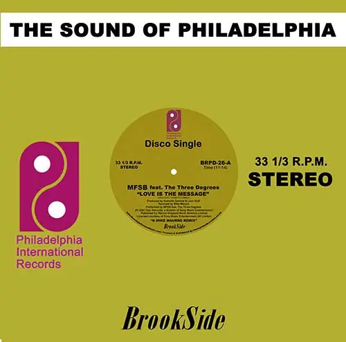Grab Now MFSB / O'Jays, The Love Is The Message / Message In Our Music (Mike Maurro Remixes) Brookside vinyl record