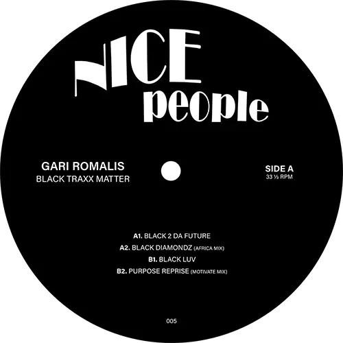 Gari Romalis Black Traxx Matter Nicepeople vinyl record Instant Buy