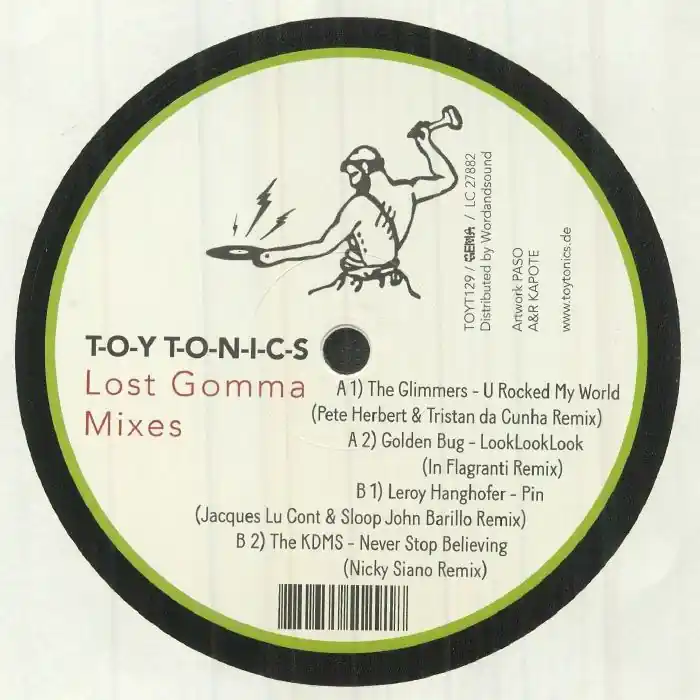 Glimmers, The / Golden Bug Lost Gomma Mixes Toy Tonics vinyl record Trusted Brand