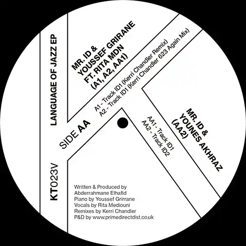 Special Offer Mr. Id / Youssef Grirane Language Of Jazz EP Kaoz Theory vinyl record