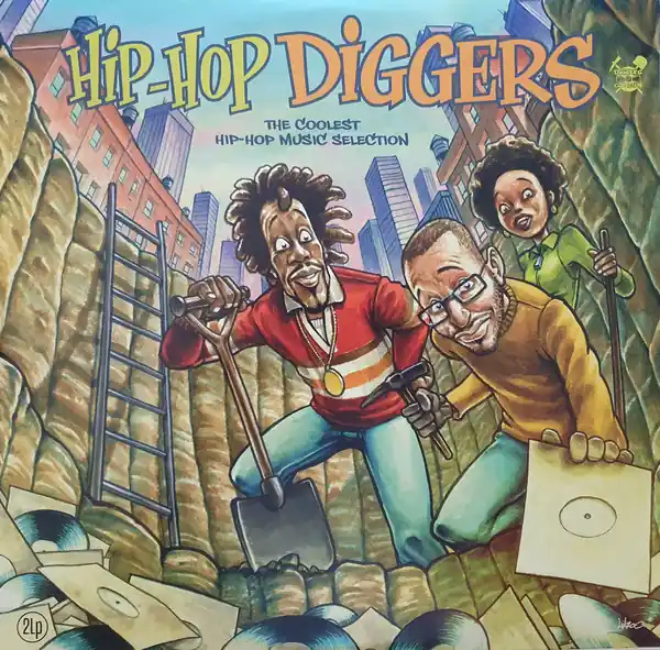 Genuine Various Artists Hip Hop Diggers Wagram Music vinyl record