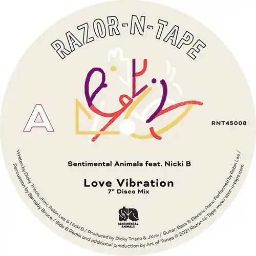 Sentimental Animals Love Vibration Razor N Tape vinyl record Get Yours