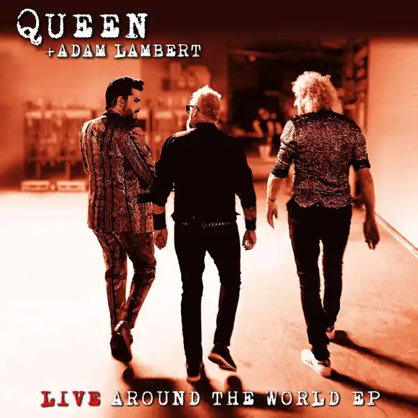 Queen / Lambert, Adam Live Around The World EP EMI vinyl record Premium