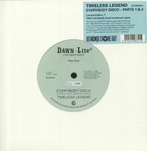 Timeless Legend Everbody Disco RSD 7 Dawn Club vinyl record Handmade