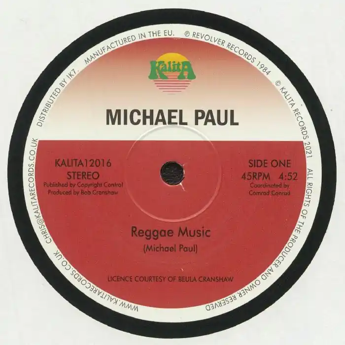 Michael Paul Reggae Music Kalita Records vinyl record Don’t Miss Out