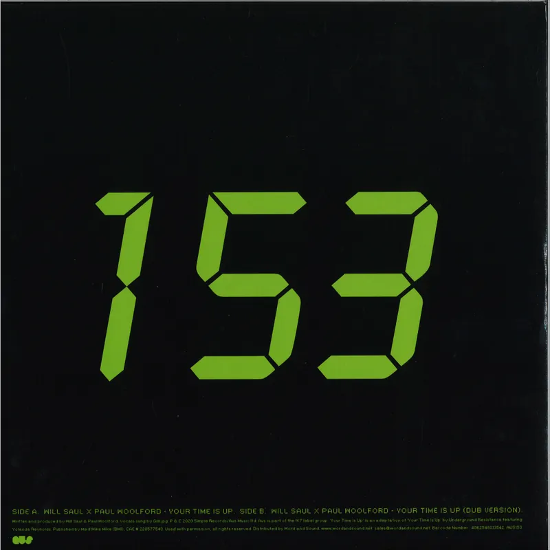 Will Saul / Woolford, Paul Your Time Is Up Aus Music vinyl record Top Rated