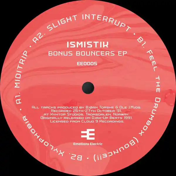 Ismistik Bonus Bouncers EP Emotions Recordings vinyl record Buy Online
