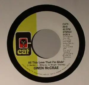 McCrae, Gwen All This Love I'm Giving Cat Records vinyl record Hot Picks