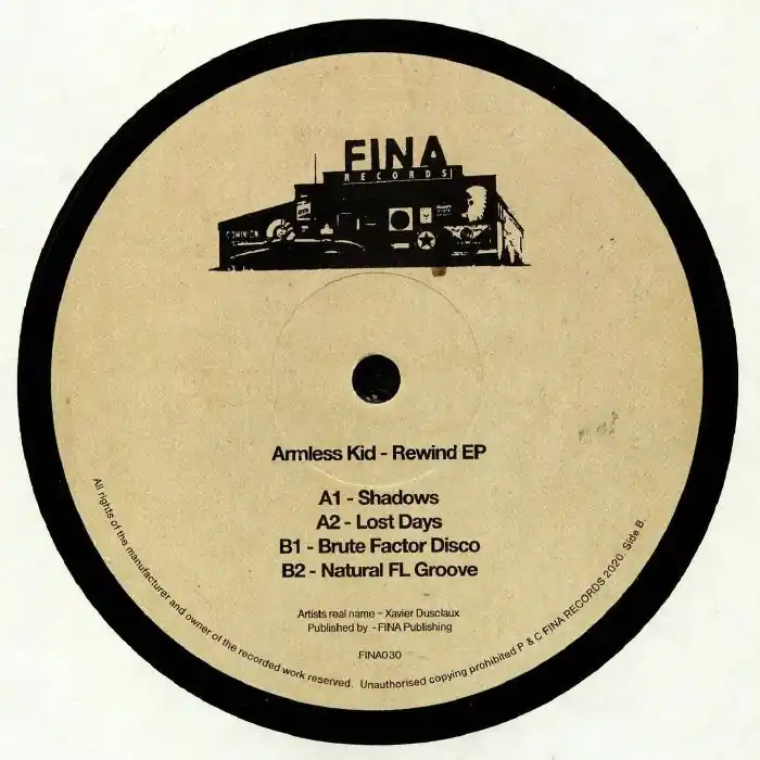Last Chance Armless Kid Rewind EP Fina Records vinyl record