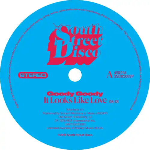 Goody Goody It Looks Like Love / Super JockSouth Street Disco vinyl record Best Seller