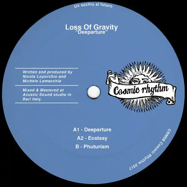Loss Of Gravity Deeparture EP Cosmic Rhythm vinyl record Limited Offer