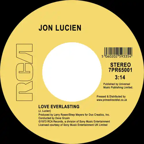 Lucien, Jon Lady Love / Love Everlasting RCA vinyl record Affordable