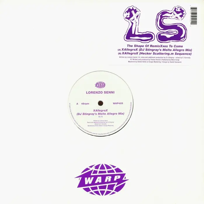 Lorenzo Senni The Shape RemixXxes To Come Warp vinyl record Latest