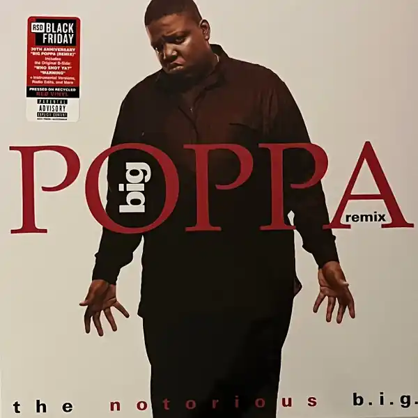 High Quality Notorious B.I.G. Big Poppa RSD BF25 Red Vinyl Bad Boy Entertainment vinyl record